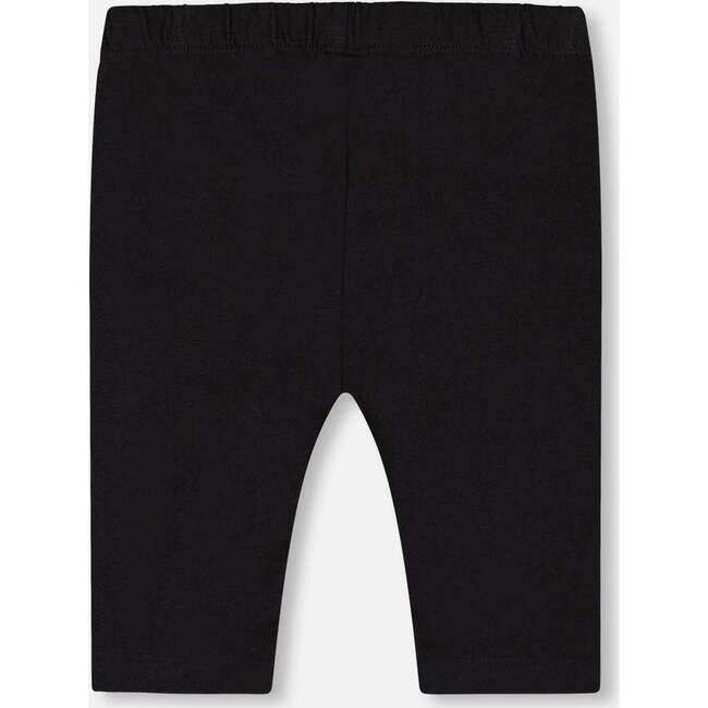 Organic Cotton Biker Short Legging, Black - Leggings - 2
