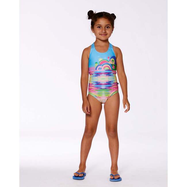 One-Piece Swimsuit, Multicolored - One Pieces - 2