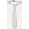 Neck Tie, Light Taupe Striped - Bowties & Ties - 1 - thumbnail