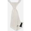 Neck Tie, Light Taupe Striped - Bowties & Ties - 5