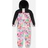 Mid-Season One-Piece Outerwear, Butterflies On Multicolored And Black Background - Jackets - 1 - thumbnail