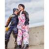 Mid-Season One-Piece Outerwear, Butterflies On Multicolored And Black Background - Jackets - 2