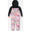 Mid-Season One-Piece Outerwear, Butterflies On Multicolored And Black Background - Jackets - 5