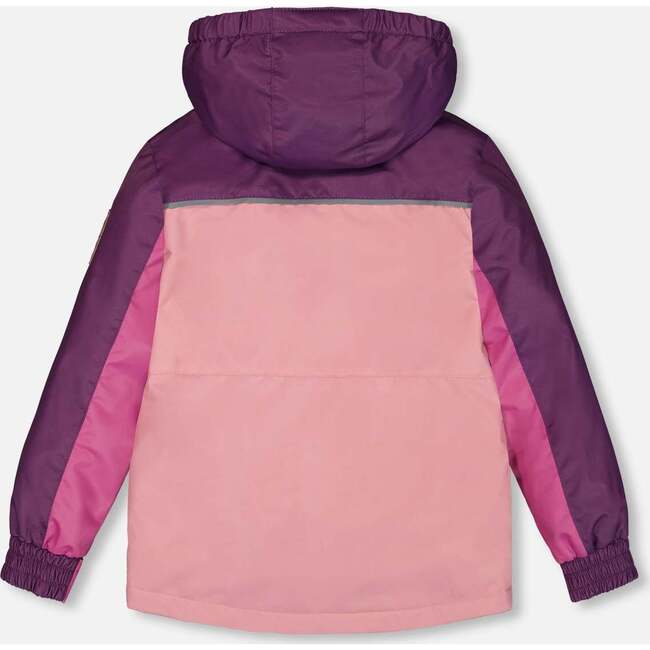 Mid-Season Jacket, Pale Pink, Fuchsia, And Mauve - Jackets - 4