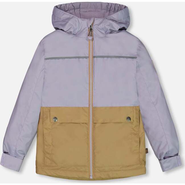 Mid-Season Jacket, Lilac And Taupe