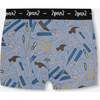 Organic Cotton Boxer Shorts, Tools On Bluish Gray Background - Underwear - 1 - thumbnail