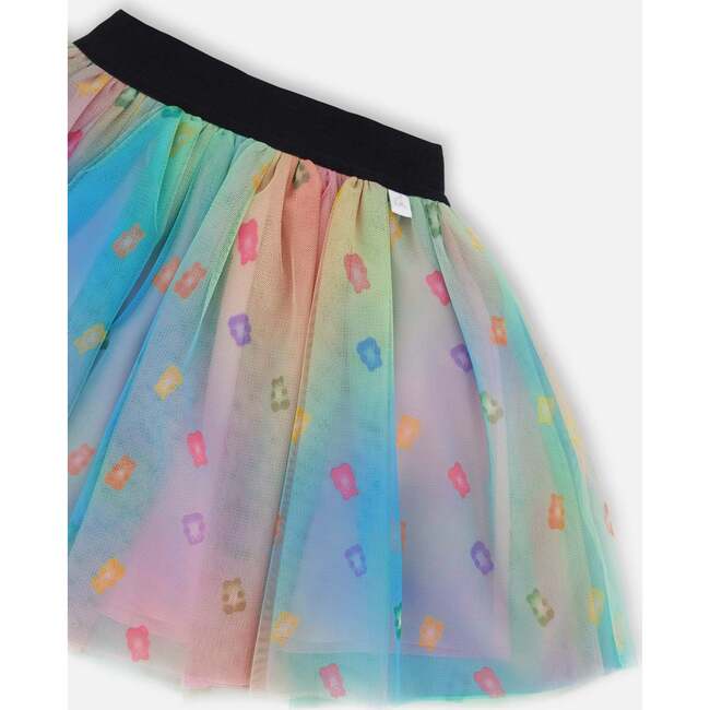 Mesh Skirt, Multicolored Gummies - Skirts - 5