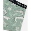 Organic Cotton Boxer Shorts, Light Sage And Gray Crocodile - Underwear - 3