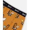 Organic Cotton Boxer Shorts, Sloths On Tan Background - Underwear - 3