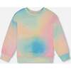 Long Sleeve Top, Multicolored Tie Dye - T-Shirts - 1 - thumbnail