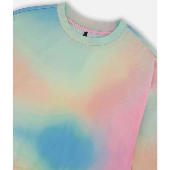 Long Sleeve Top, Multicolored Tie Dye - T-Shirts - 4