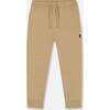 Jogger Sweatpants, Beige - Sweatpants - 1 - thumbnail