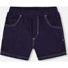 Jegging Shorts, Dark Denim Blue - Shorts - 1 - thumbnail