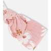 Muslin Headband, Pink And White Flowers - Bows - 4