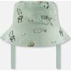 Muslin Bucket Hat, Sage Monkey - Hats - 3