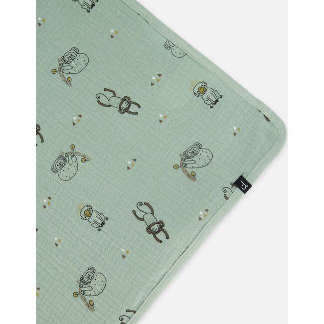 Muslin Blanket, Sage Monkey - Blankets - 3