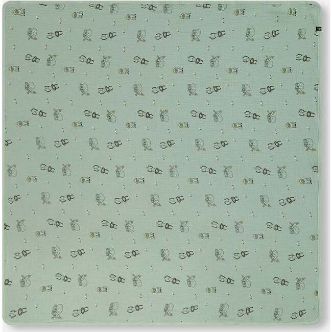 Muslin Blanket, Sage Monkey - Blankets - 4