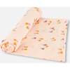 Muslin Blanket, Peach With Pears Print - Blankets - 1 - thumbnail