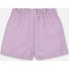 Gingham Short, Lilac And Pink - Shorts - 3