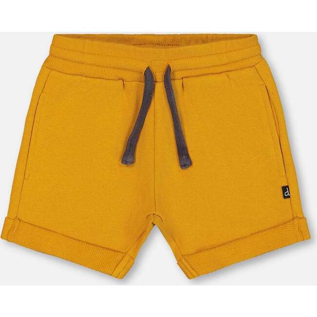 French Terry Short, Vibrant Orange - Shorts - 1