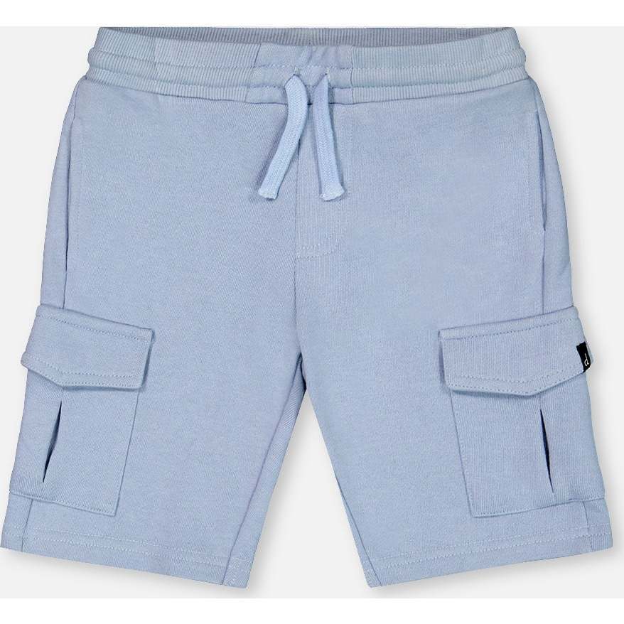 French Terry Short, Pale Blue - Shorts - 1