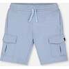 French Terry Short, Pale Blue - Shorts - 1 - thumbnail