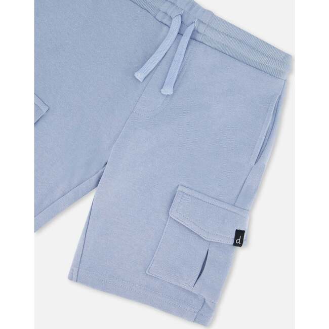 French Terry Short, Pale Blue - Shorts - 5