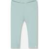 Flat Back Rib Capri Legging, Pale Teal - Leggings - 1 - thumbnail