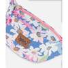 Fanny Pack, White, Pink, And Green Flowers - Bags - 3