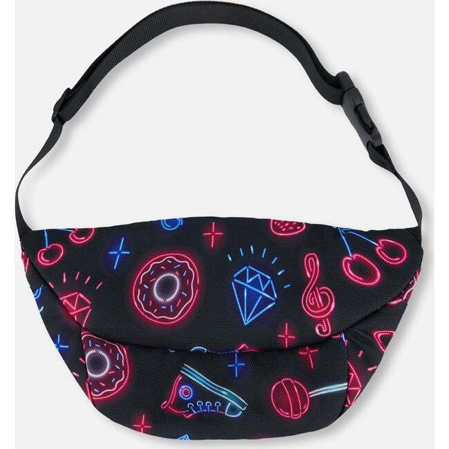 Fanny Pack, Black And Blue And Pink Items - Bags - 2