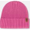 Cuffed Knit Hat, Vibrant Pink - Hats - 1 - thumbnail