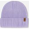 Cuffed Knit Hat, Lilac - Hats - 1 - thumbnail