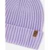 Cuffed Knit Hat, Lilac - Hats - 3