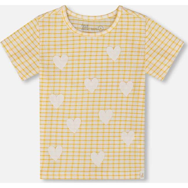 Crinkle Top, Pale Yellow And White