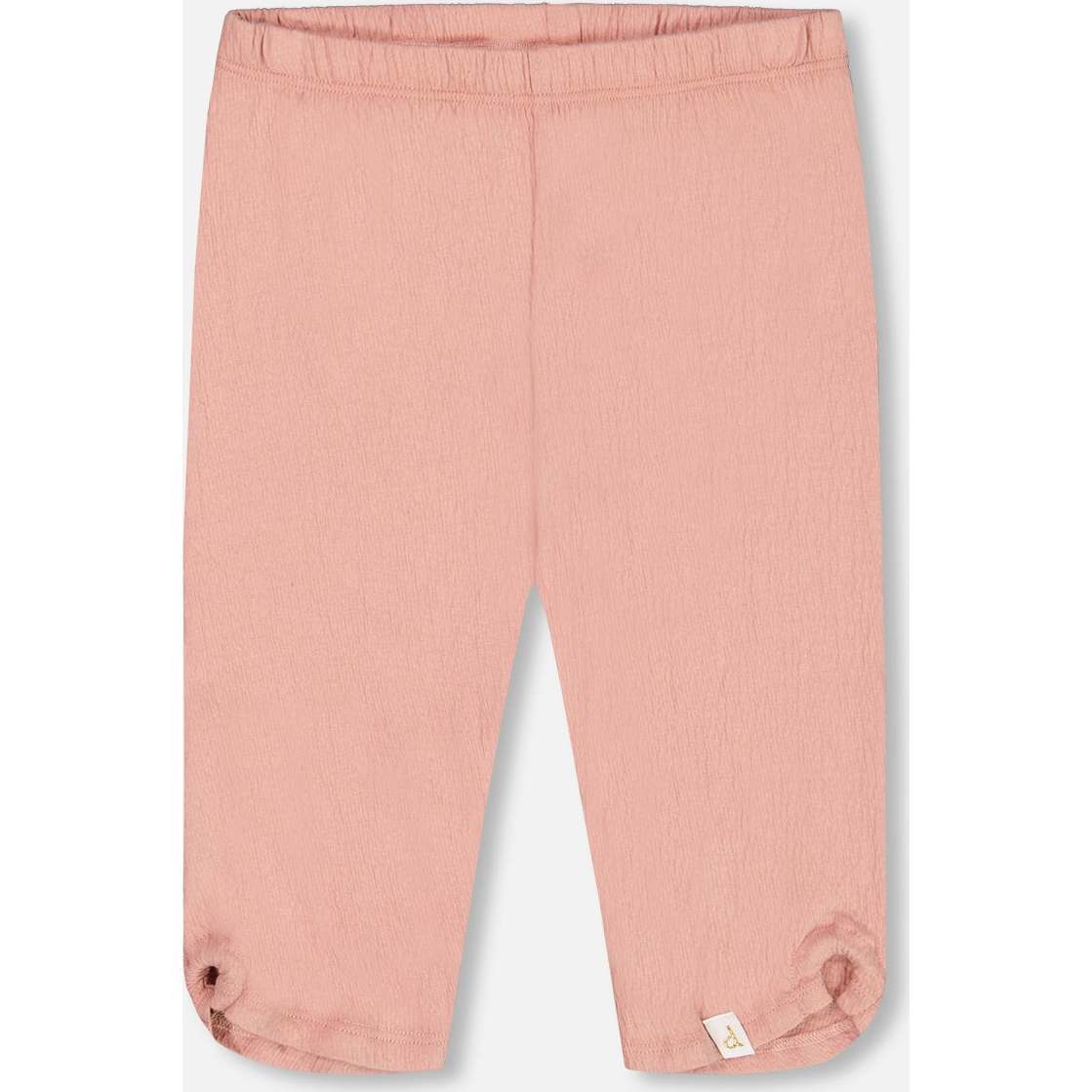 Crinkle Jersey Capri Legging, Dark Old Pink - Leggings - 1