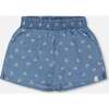 Chambray Short, Blue And White Cherries - Shorts - 1 - thumbnail