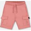 French Terry Short, Dark Old Rose - Shorts - 1 - thumbnail