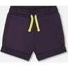 French Terry Short, Dark Gray - Shorts - 1 - thumbnail