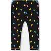 Capri Legging, Black And Multicolored Gummies - Leggings - 1 - thumbnail