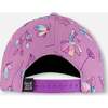 Cap, Old Mauve And Multicolored Butterflies - Hats - 5