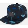 Cap, Light Blue Beach On Black - Hats - 1 - thumbnail