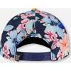 Cap, Navy And Yellow And Pink Flowers - Hats - 5