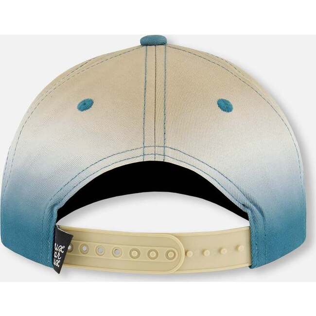 Cap, Bluish Gray And Beige - Hats - 3