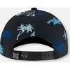 Cap, Light Blue Beach On Black - Hats - 4