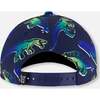 Cap, Blue And Green Dino On Navy - Hats - 4