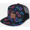 Cap, Black And Blue And Pink Items - Hats - 1 - thumbnail