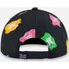 Cap, Black And Multicolored Gummies - Hats - 4