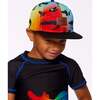 Cap, Black And Multicolored Crocodiles - Hats - 2