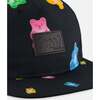 Cap, Black And Multicolored Gummies - Hats - 5