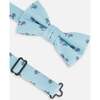 Bow Tie, Pale Blue With Bicycle - Bowties & Ties - 2